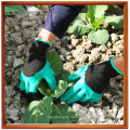 hot selling ABS claw protective gloves ripping dig plant rake finger claw garden gloves